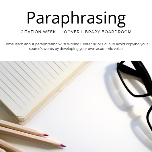Paraphrasing Workshop