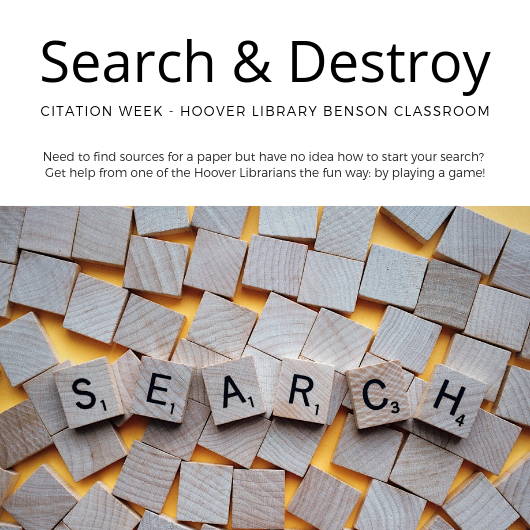 Search & Destroy Workshop